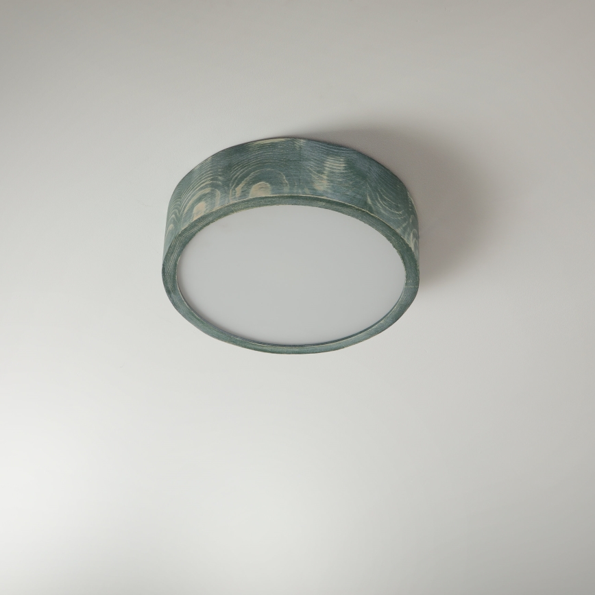 Brilagi - Lampada da soffitto PINO 1xE27/15W/230V pino/verde diam. 27,5 cm