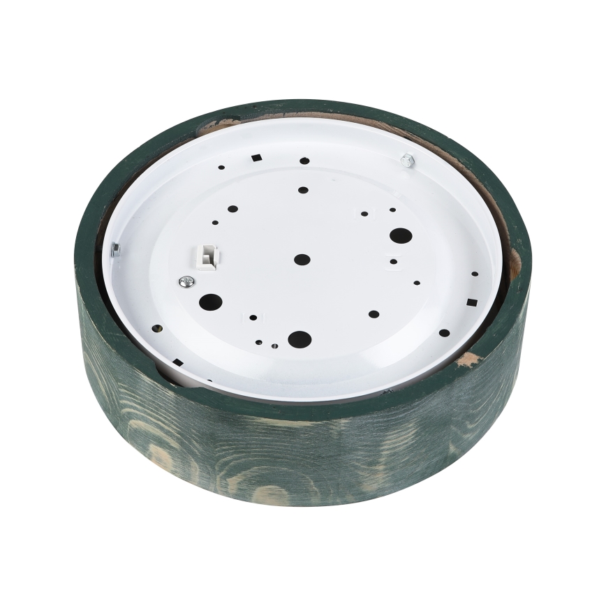 Brilagi - Lampada da soffitto PINO 1xE27/15W/230V pino/verde diam. 27,5 cm