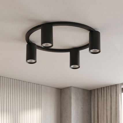 Brilagi - Lampada da soffitto SELE 4xGU10/30W/230V nera