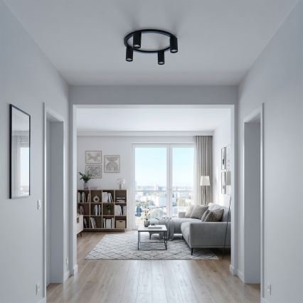 BRILAGI - Lampada da soffitto SELE 4xGU10/30W/230V nera