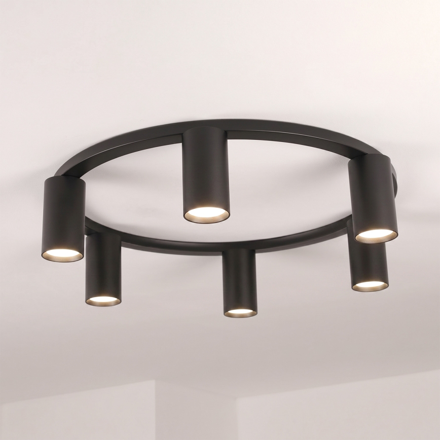 BRILAGI - Lampada da soffitto SELE 6xGU10/30W/230V nera
