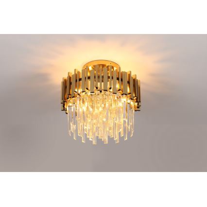Brilagi - Lampada da soffitto VERVE 6xE14/40W/230V diam. 60 cm dorata