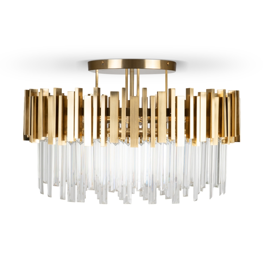 BRILAGI - Lampada da soffitto VERVE 6xE14/40W/230V diam. 60 cm dorata