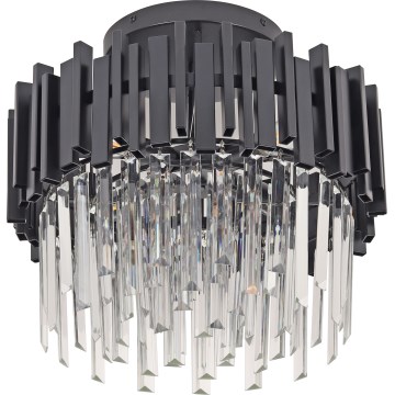 Brilagi - Lampada da soffitto VERVE 6xE14/40W/230V Ø 60 cm nero