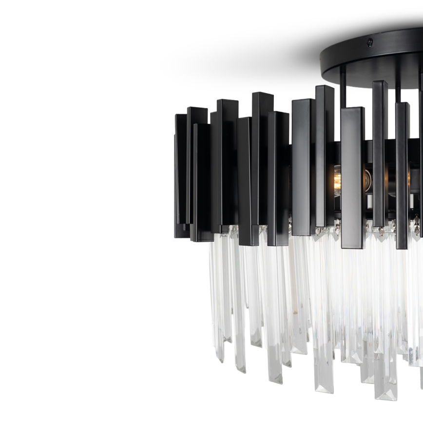 BRILAGI - Lampada da soffitto VERVE 6xE14/40W/230V Ø 60 cm nero