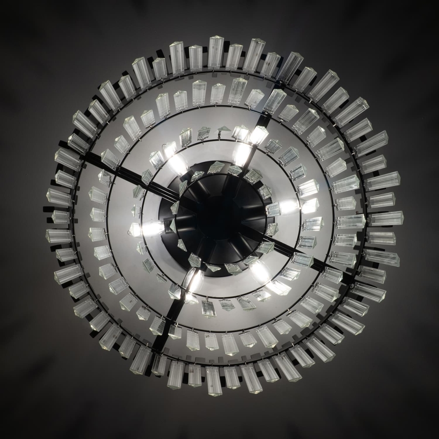 BRILAGI - Lampada da soffitto VERVE 6xE14/40W/230V Ø 60 cm nero
