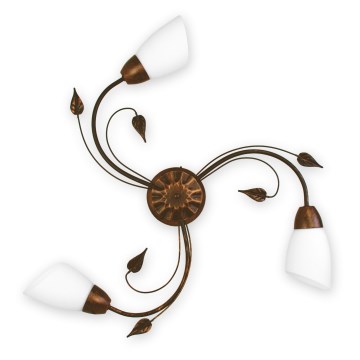 BRILAGI - Lampada da soffitto WILLOW 3xE27/40W/230V Ø 75 cm bronzo
