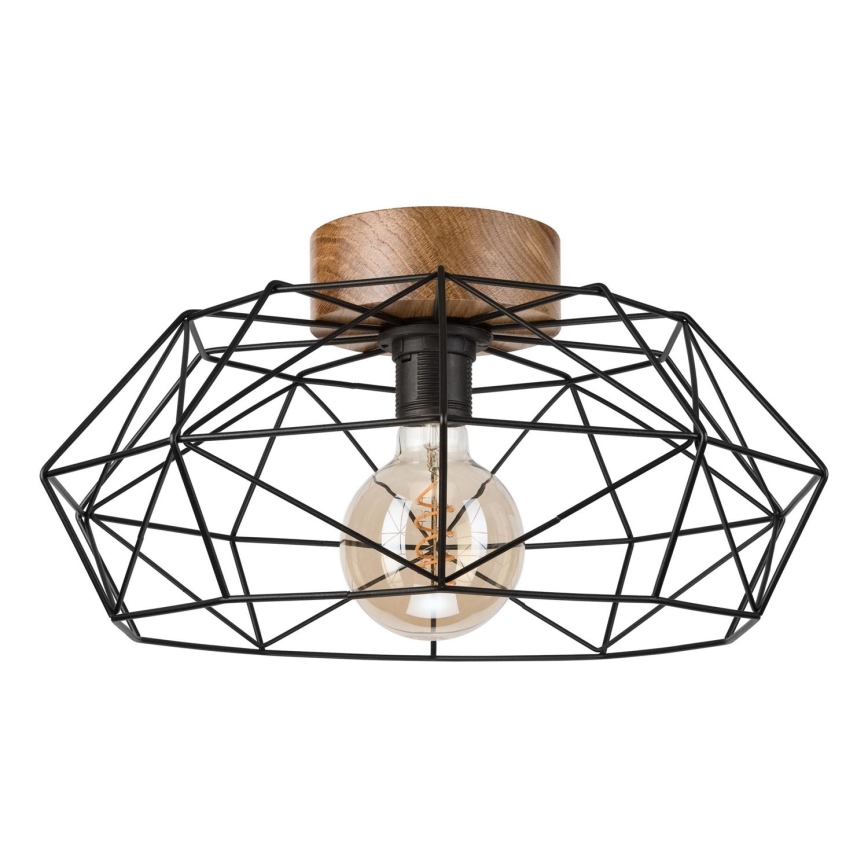 Brilagi - Lampada da soffitto WOODY BASKET 1xE27/60W/230V rovere noce