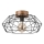 Brilagi - Lampada da soffitto WOODY BASKET 1xE27/60W/230V rovere noce