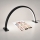 Brilagi - Lampada da tavolo ad arco LED dimmerabile RADIO LED/30W/24/230V 3000/4000/6500K nera