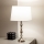 Brilagi - Lampada da tavolo CERIA 1xE27/60W/230V cromo lucido/bianco