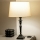 Brilagi - Lampada da tavolo CERIA 1xE27/60W/230V diam. 30 cm nera/beige