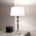 BRILAGI - Lampada da tavolo CERIA 1xE27/60W/230V Ø 25 cm argento/bianco