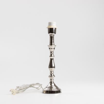 Brilagi - Lampada da tavolo CERIA 1xE27/60W/230V Ø 25 cm cromo lucido/bianco