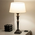 Brilagi - Lampada da tavolo CERIA 1xE27/60W/230V Ø 25 cm nero/bianco