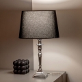 BRILAGI - Lampada da tavolo CERIA 1xE27/60W/230V Ø 30 cm argento/nero