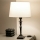 Brilagi - Lampada da tavolo CERIA 1xE27/60W/230V Ø 30 cm nero/bianco