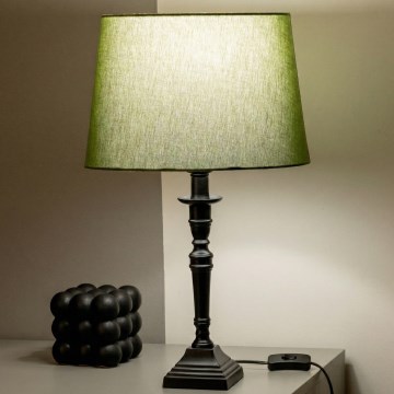 Brilagi - Lampada da tavolo CERIA 1xE27/60W/230V Ø 30 cm nero/verde