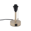 Brilagi - Lampada da tavolo con porta USB TABLON 1xE27/25W/230V beige