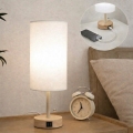 Brilagi - Lampada da tavolo con porta USB TABLON 1xE27/25W/230V rovere/beige/bianco
