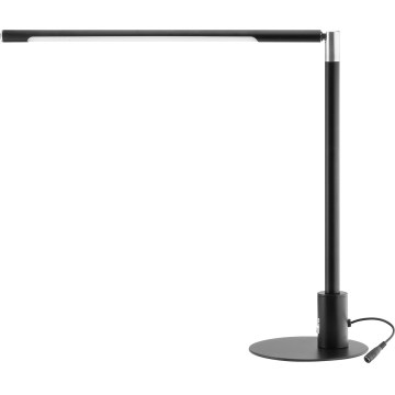 Brilagi - Lampada da tavolo dimmerabile a LED con comando touch e porte USB VARIO LED/7W/230V CRI 96 nera