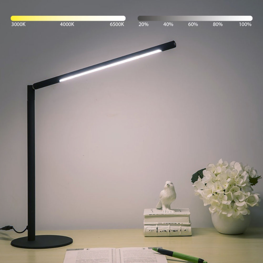 Brilagi - Lampada da tavolo dimmerabile con controllo touch VARIO LED/7W/230V 3000-6500K CRI 96 nera