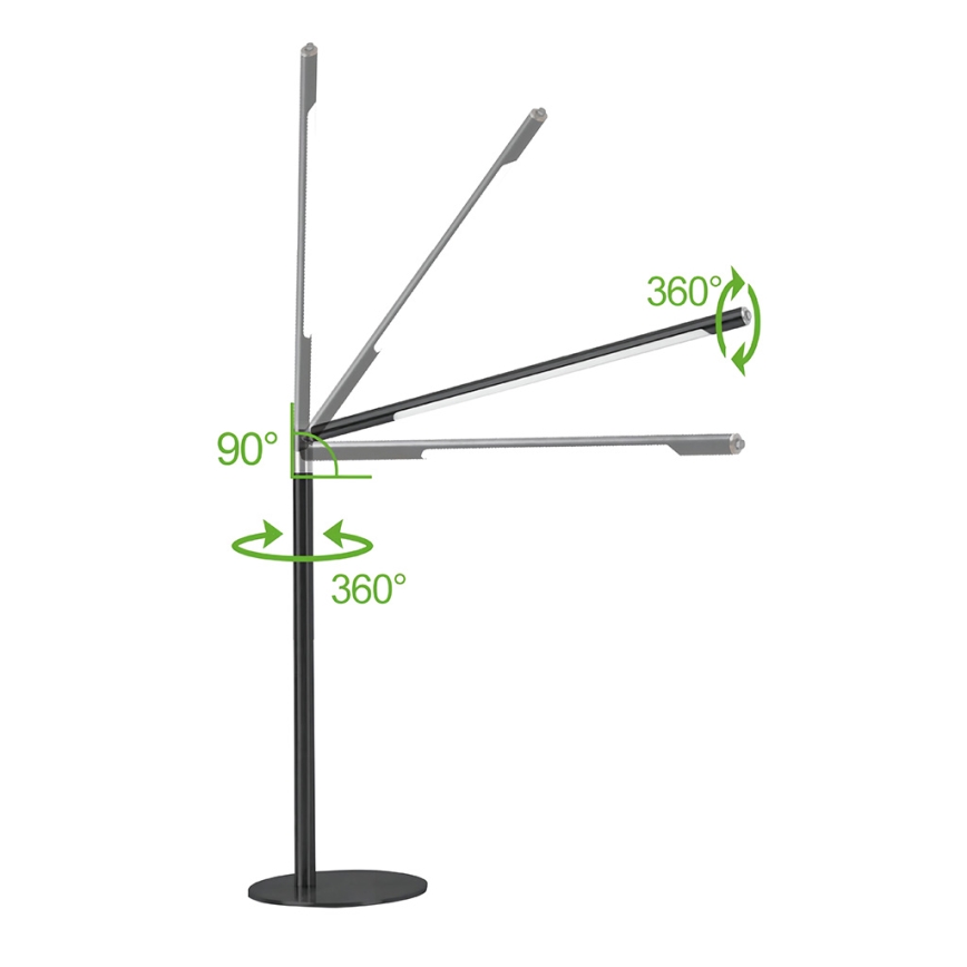 Brilagi - Lampada da tavolo dimmerabile con controllo touch VARIO LED/7W/230V 3000-6500K CRI 96 nera