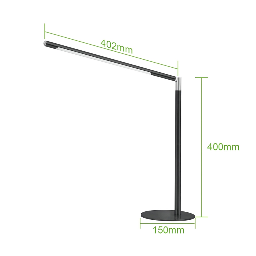 Brilagi - Lampada da tavolo dimmerabile con controllo touch VARIO LED/7W/230V 3000-6500K CRI 96 nera