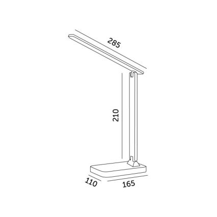 Brilagi - Lampada da tavolo dimmerabile LED RGBW MODO LED/7W/5V 3000/4000/6500K bianca