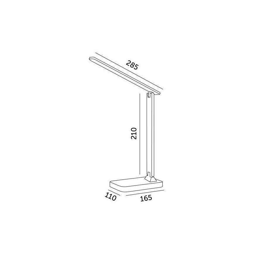 Brilagi - Lampada da tavolo dimmerabile LED RGBW MODO LED/7W/5V 3000/4000/6500K bianca