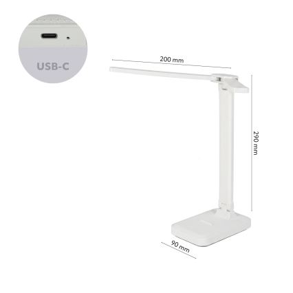 Brilagi - Lampada da tavolo dimmerabile MODO DUO LED/8W/5V 3000/4000/6500K bianco