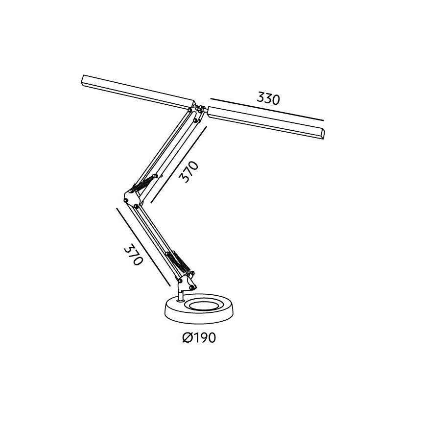 Brilagi - Lampada da tavolo dimmerabile VARIO LED/15W/230V 3000-6000K bianca