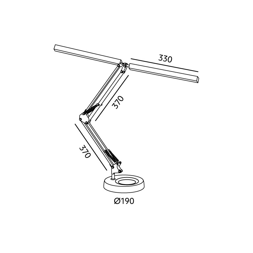 Brilagi - Lampada da tavolo dimmerabile VARIO LED/15W/230V 3000-6000K nera