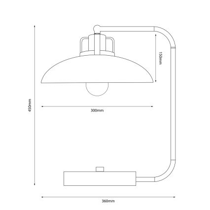 Brilagi - Lampada da tavolo FLAMENGO 1xE27/60W/230V beige