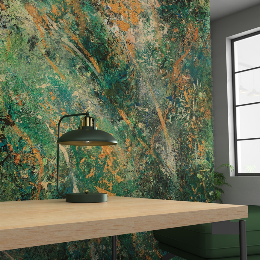 Brilagi - Lampada da tavolo FLAMENGO 1xE27/60W/230V verde