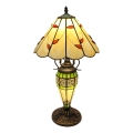 Brilagi - Lampada da tavolo in stile Tiffany FOLIA 1xE27/60W/230V + 1xE14/40W