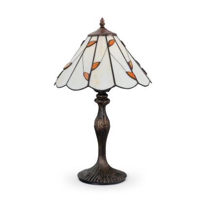 Brilagi - Lampada da tavolo in stile Tiffany FOLIA 1xE27/60W/230V