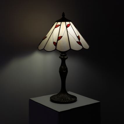 Brilagi - Lampada da tavolo in stile Tiffany FOLIA 1xE27/60W/230V