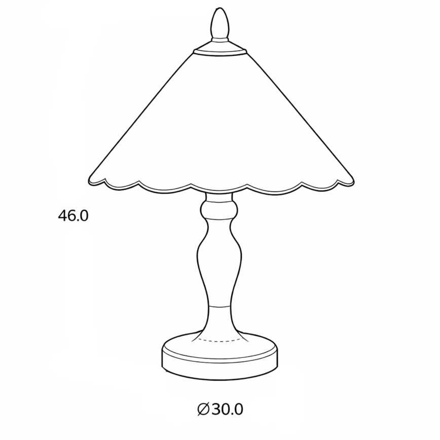 Brilagi - Lampada da tavolo in stile Tiffany FOLIA 1xE27/60W/230V