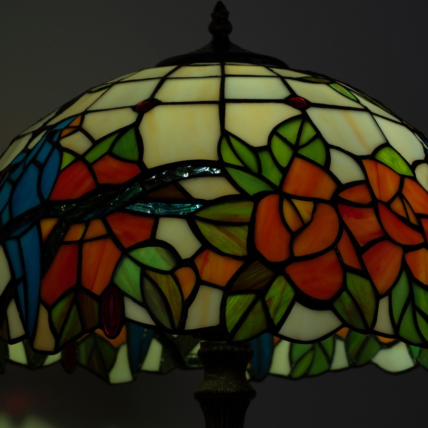 Brilagi - Lampada da tavolo in stile Tiffany JUNGLE 2xE27/60W/230V