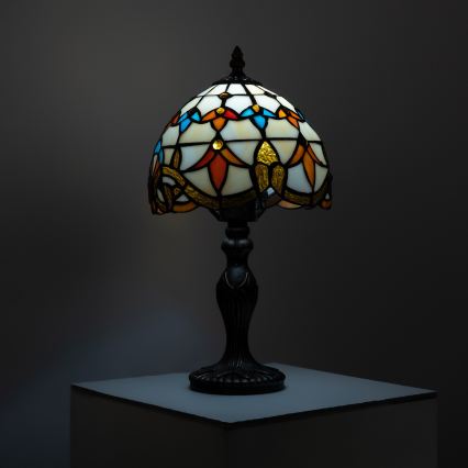 Brilagi - Lampada da tavolo in stile Tiffany MIRABELLA 1xE27/60W/230V