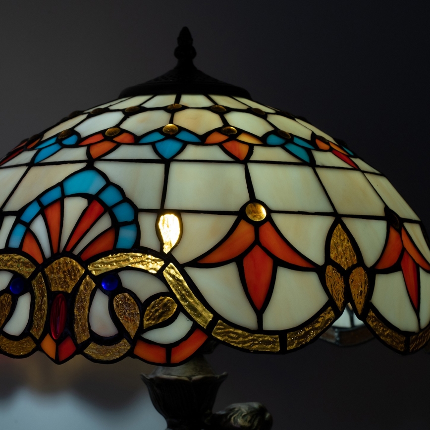 Brilagi - Lampada da tavolo in stile Tiffany MIRABELLA 1xE27/60W/230V