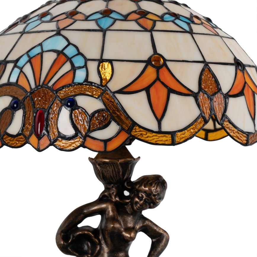 Brilagi - Lampada da tavolo in stile Tiffany MIRABELLA 1xE27/60W/230V