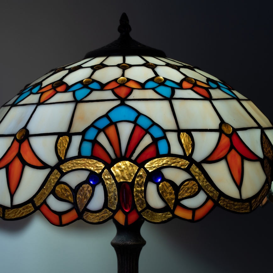 Brilagi - Lampada da tavolo in stile Tiffany MIRABELLA 2xE27/60W/230V