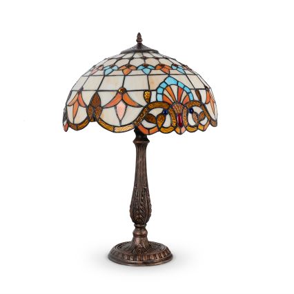 Brilagi - Lampada da tavolo in stile Tiffany MIRABELLA 2xE27/60W/230V