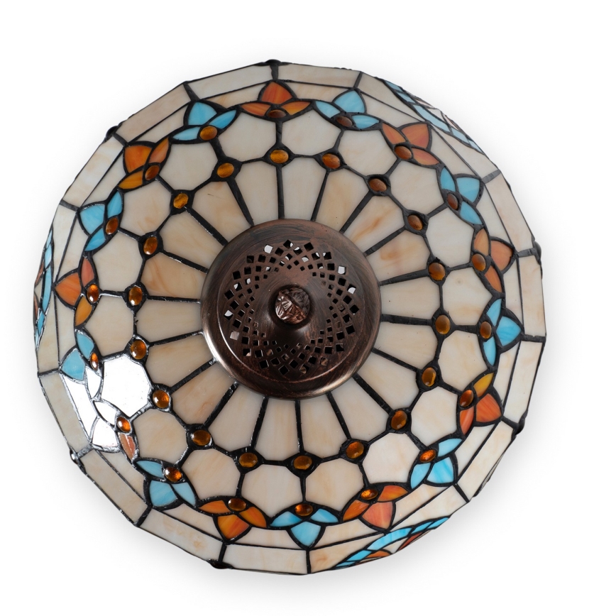Brilagi - Lampada da tavolo in stile Tiffany MIRABELLA 2xE27/60W/230V
