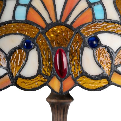 Brilagi - Lampada da tavolo in stile Tiffany MIRABELLA 2xE27/60W/230V