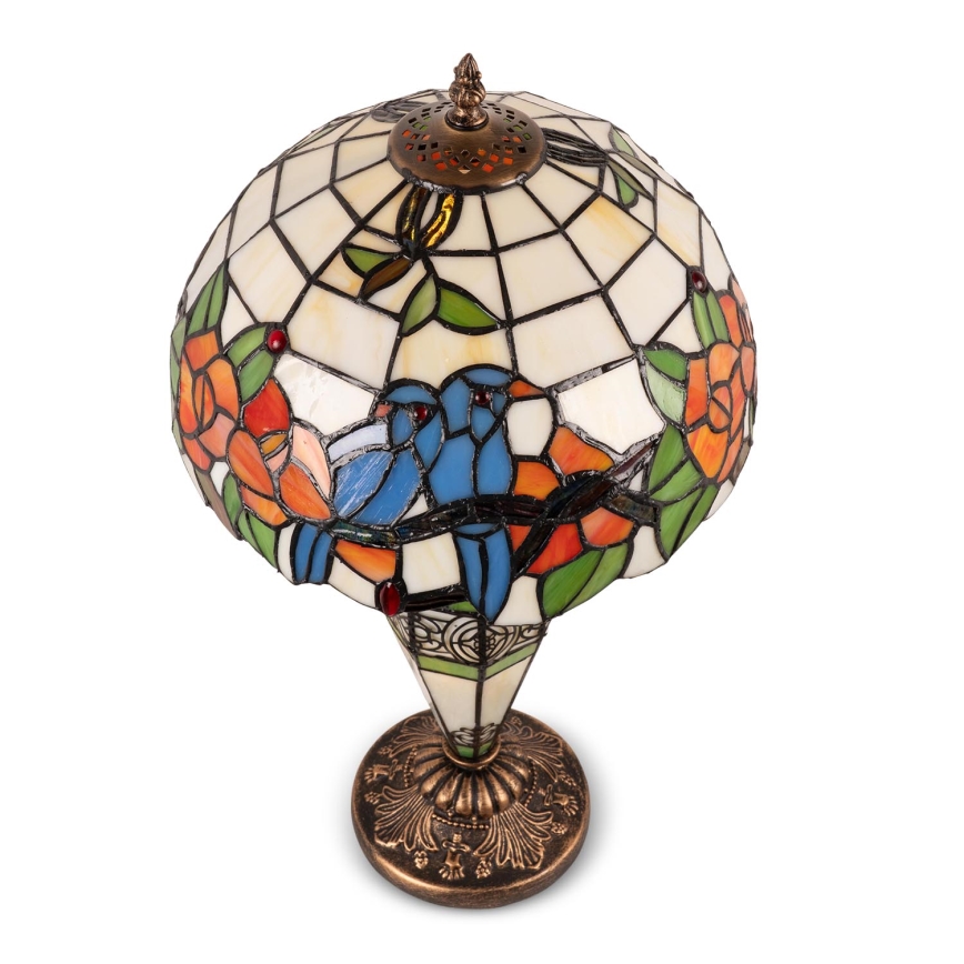 Brilagi - Lampada da tavolo in vetro Tiffany JUNGLE 1xE27/60W/230V + 1xE14/40W