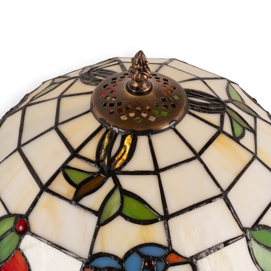 Brilagi - Lampada da tavolo in vetro Tiffany JUNGLE 1xE27/60W/230V + 1xE14/40W