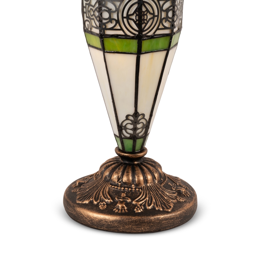 Brilagi - Lampada da tavolo in vetro Tiffany JUNGLE 1xE27/60W/230V + 1xE14/40W
